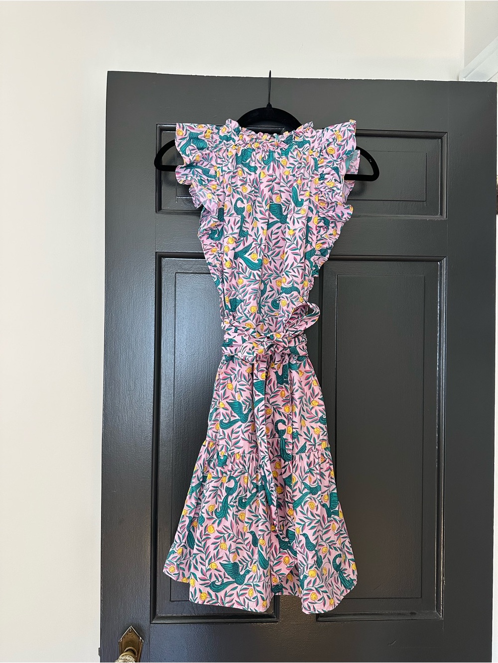 Banjanan Floral Print Mini Dress, Pink yellow & blue, Size XS 100% Cotton - Picture 5 of 13